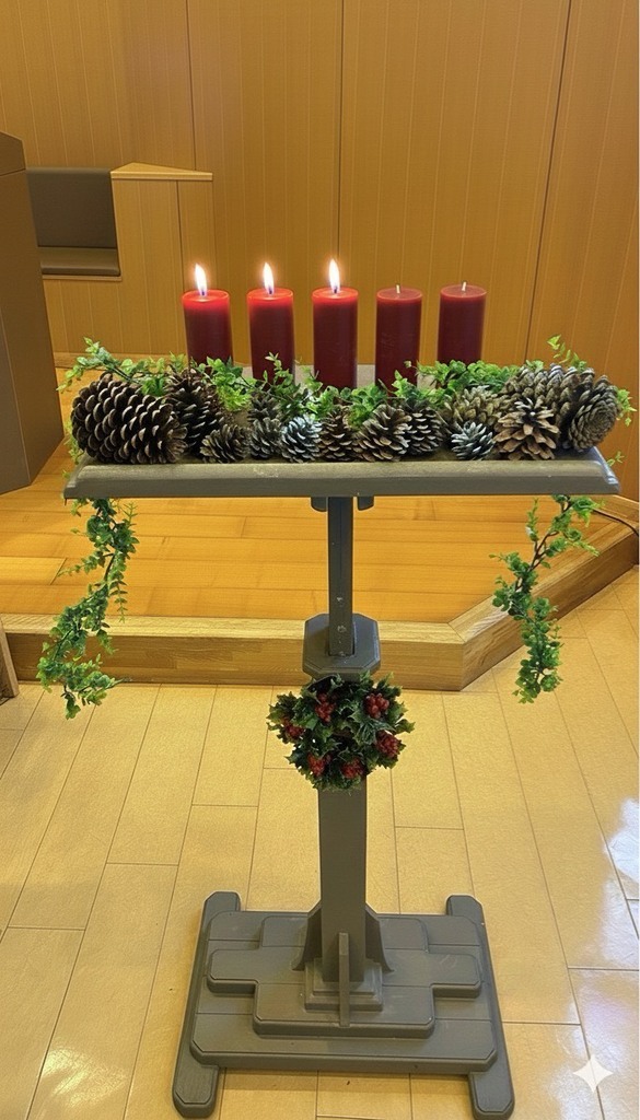 2025年12月14日(日) 日曜朝の礼拝「未来を抱く祝福の言葉」